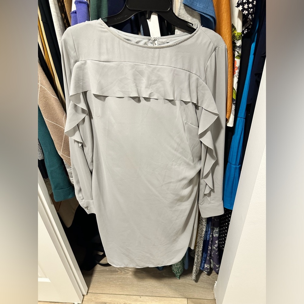 Banana Republic Light Gray Shift Dress